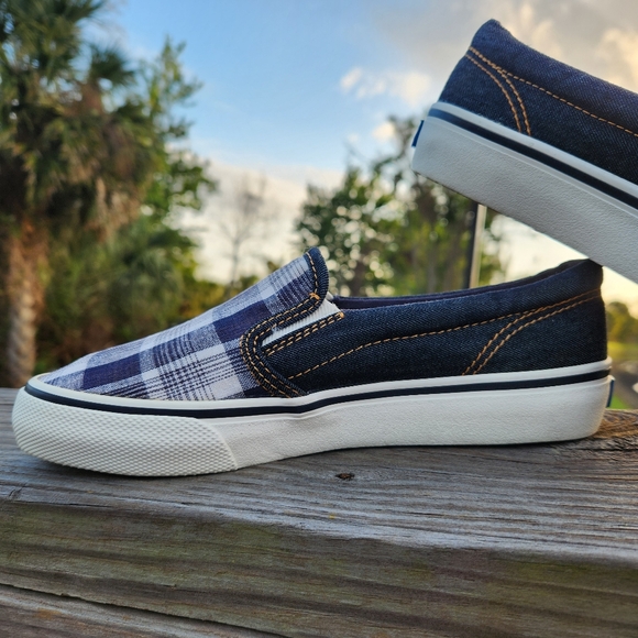 Keds Women's Classic Jump Kick Low Top Slip-on Canvas Casual Sneakers Size 5 - Picture 4 of 13